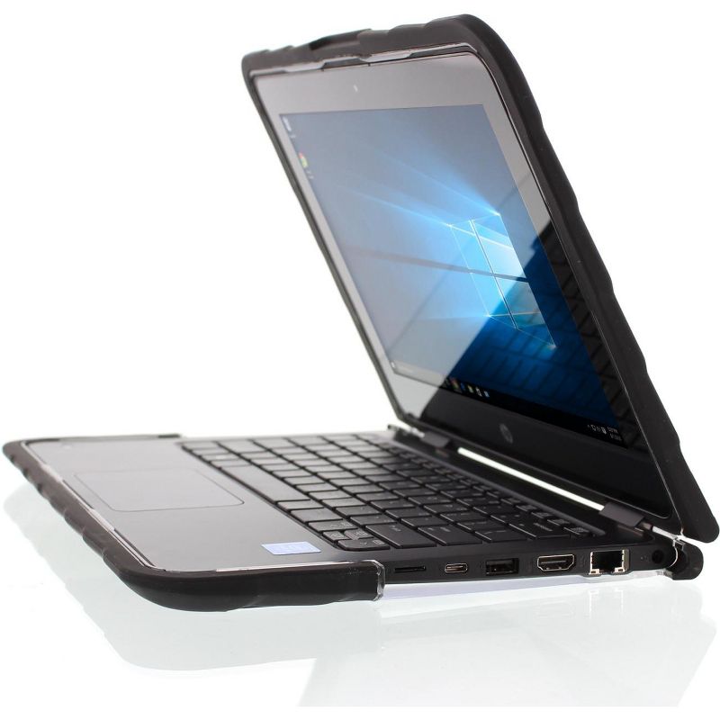 Gumdrop DropTech HP Elitebook X360 1030 G2 2-in-1 Case - For HP Notebook - Black, Transparent - Drop Resistant, Shock Resistant