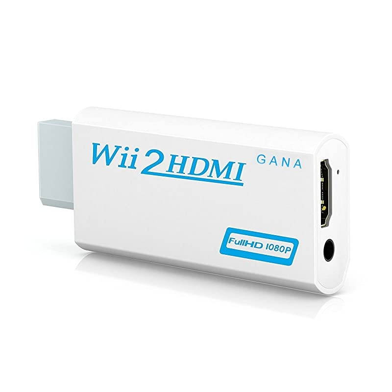 Wii to hdmi Converter,  wii to hdmi Adapter, wii to hdmi1080p 720p Connector Output Video & 3.5mm Audio - Supports All Wii Display Modes