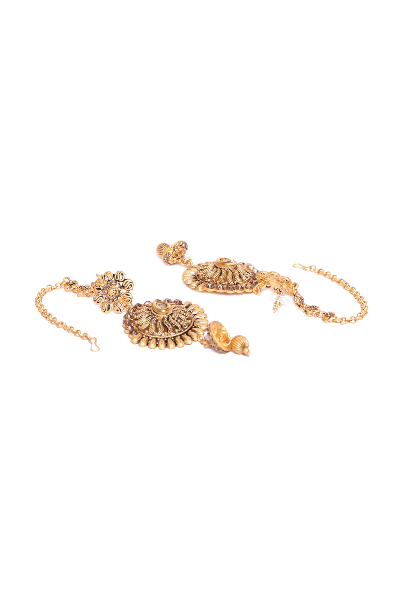 Zaveri Pearls Bridal Golden Alloy Set