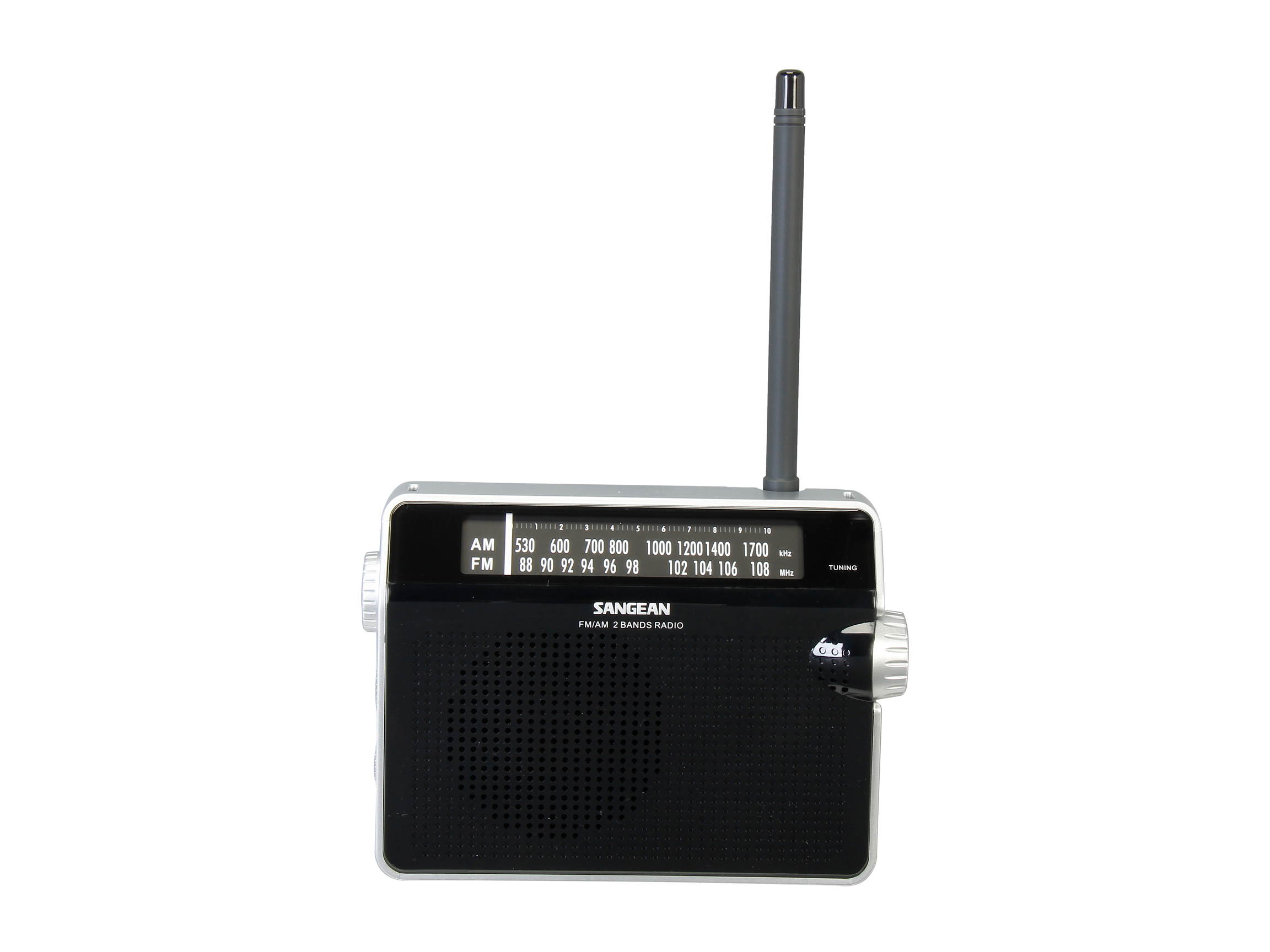 Sangean FM / AM Compact Analogue Tuning Portable Receiver (Black) PR-D6 BK