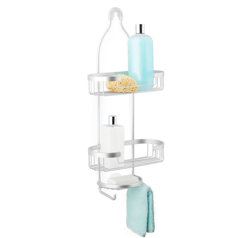 3 Tier Aries Shower Caddy Aluminum - Better Living Products