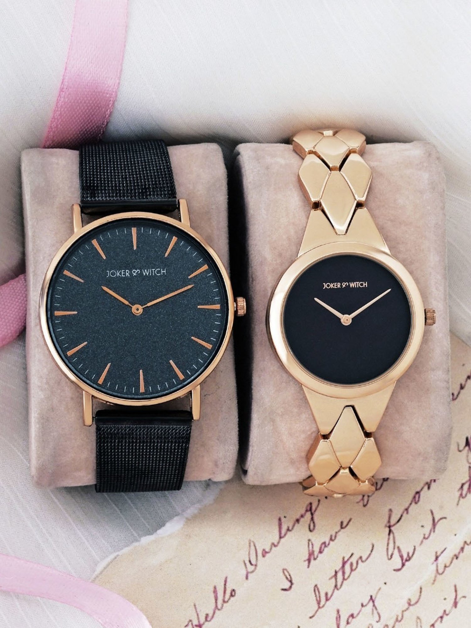 Joker & WItch JWCW307 Analog Couple Watch