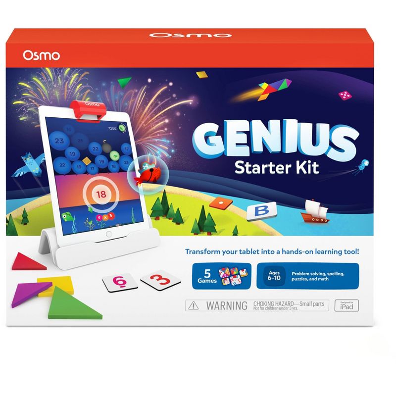 Osmo Genius Starter Kit for iPad (New Version) Ages 6-10