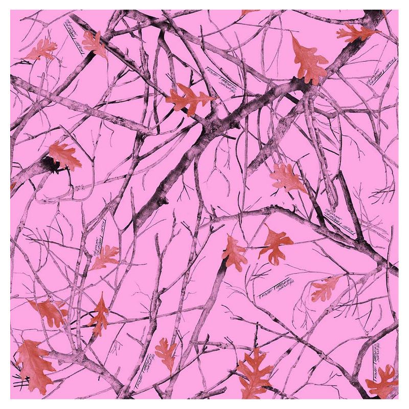 True Timber Snow Pink No Sew Fleece Throw Kit