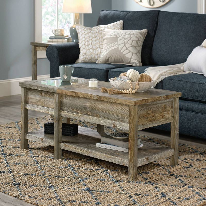 Granite Trace Lift Top Coffee Table Rustic Cedar - Sauder