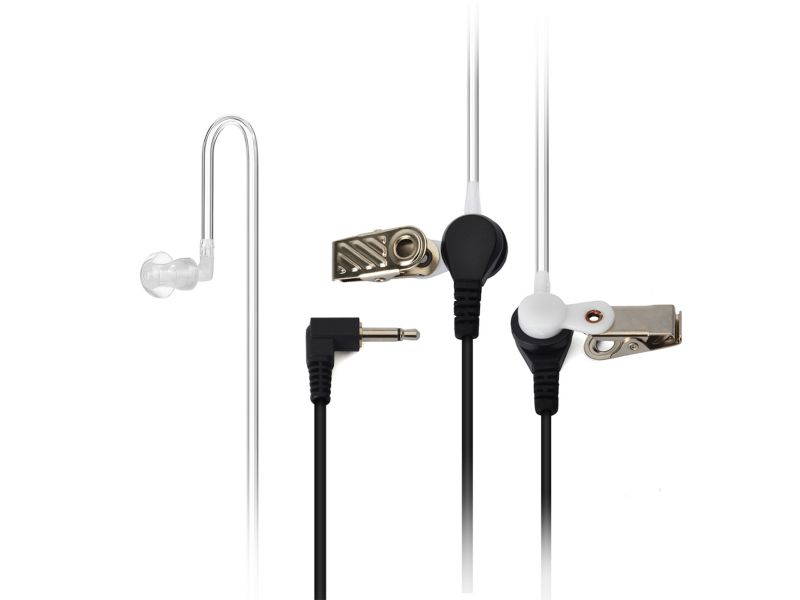 HYS Covert Headset Acoustic Air Tube 3.5mm 1 pin For Two Way Radio