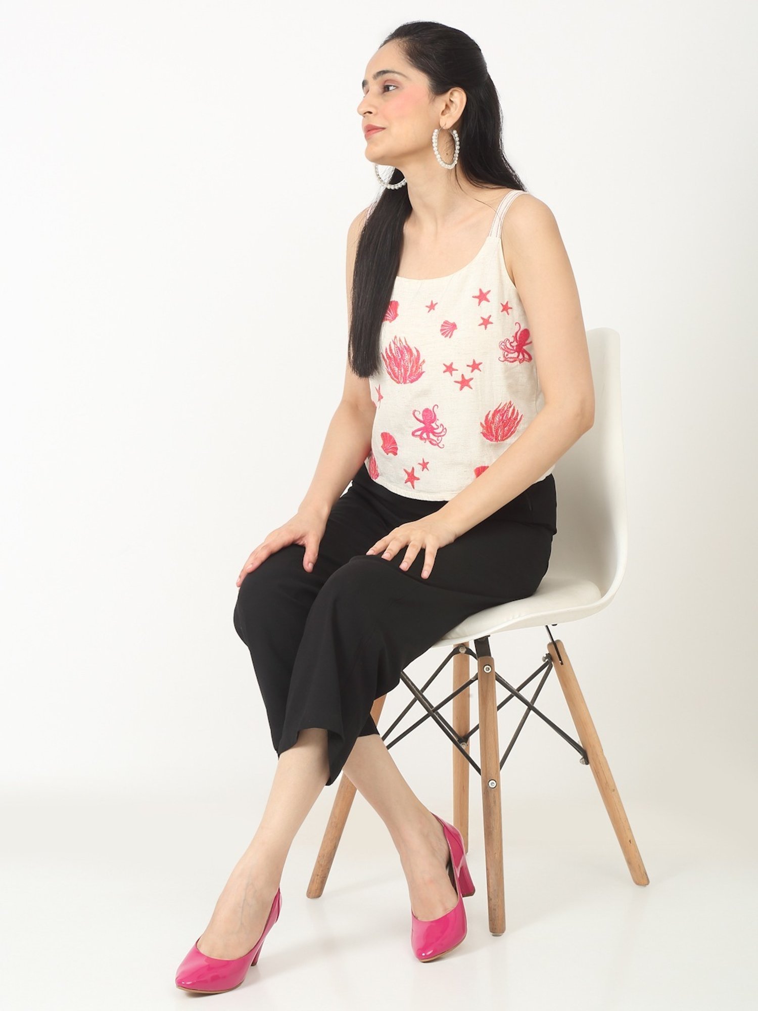 Flat N Heels Women's Pink Formal Pumps