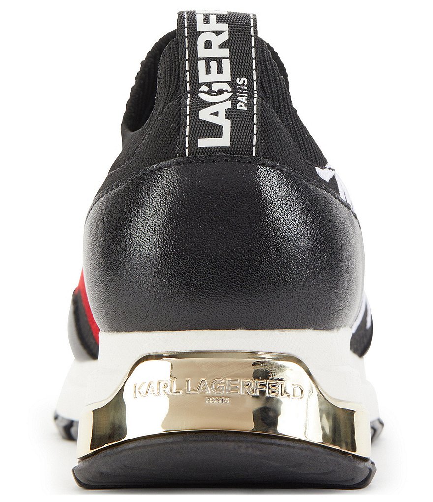 KARL LAGERFELD PARIS Miranda Logo Knit Slip-On Sneakers