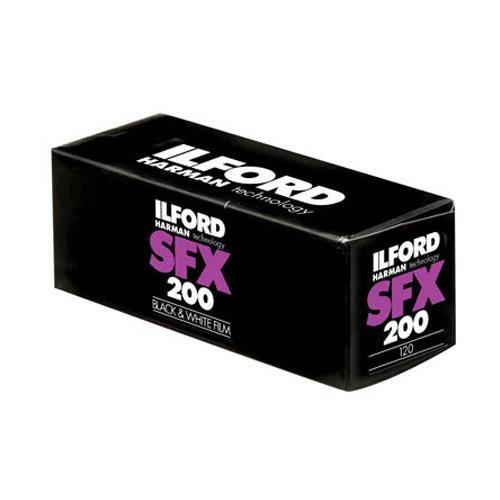 Ilford SFX 200 Medium Speed B/W Camera Film, 120 Size #1901029