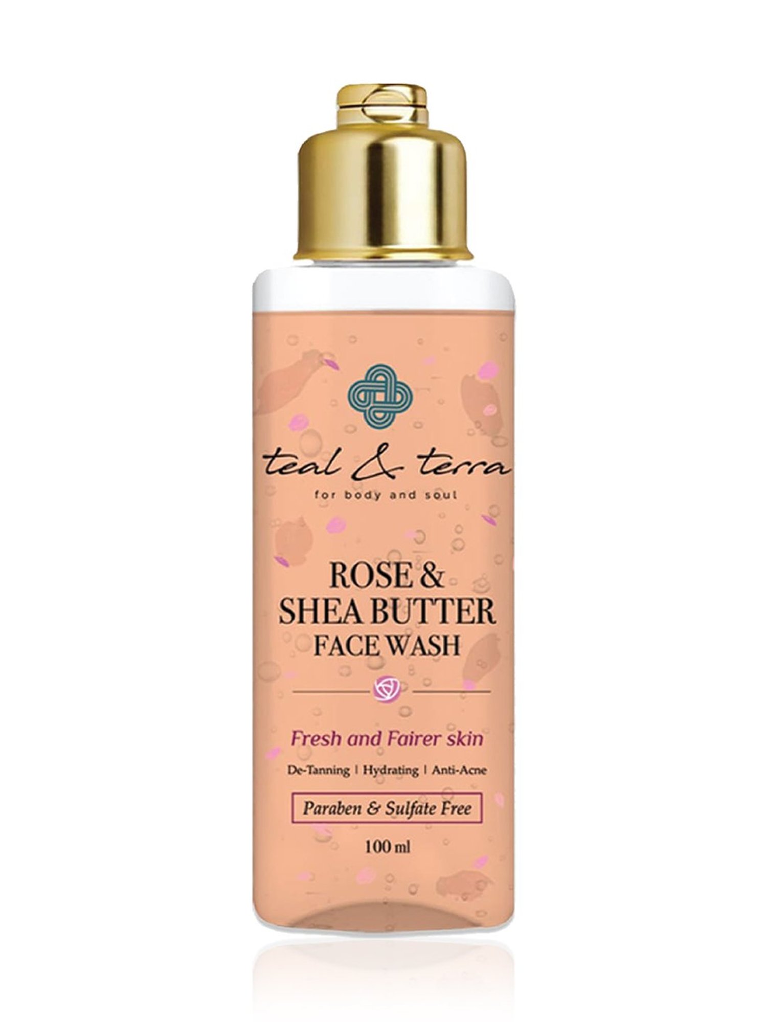 Teal & Terra Red Rose and Shea Butter Face Wash - 100 ml