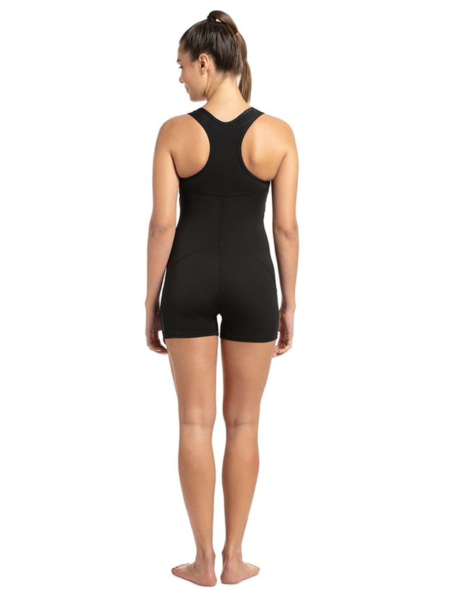 Speedo Black Printed Bodysuit
