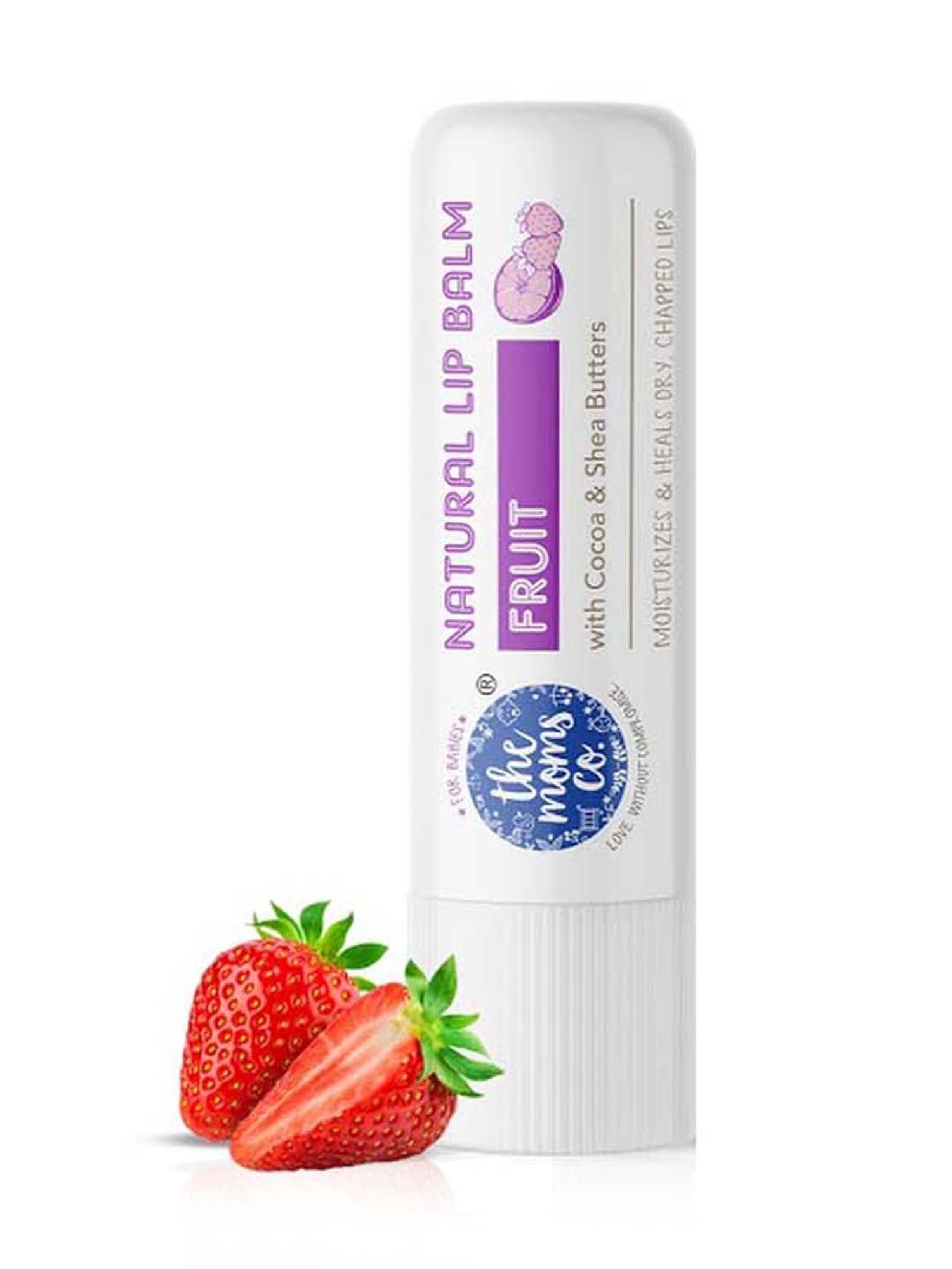 The Moms Co. Natural Fruit Lip Balm - 5 gm