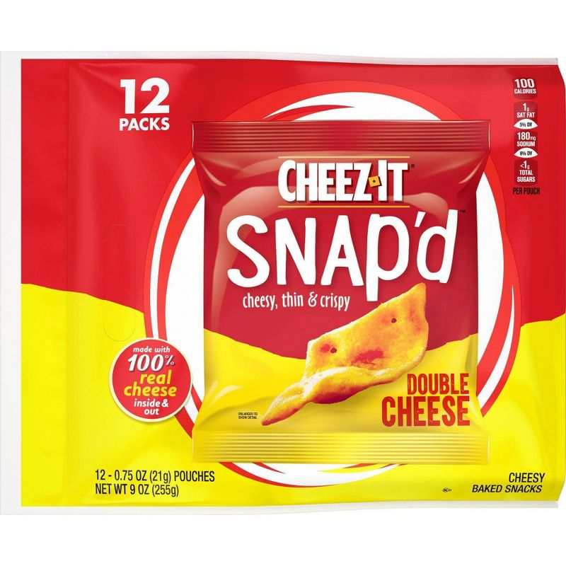Cheez-It SNAP'D Double Chz - 9oz/12ct