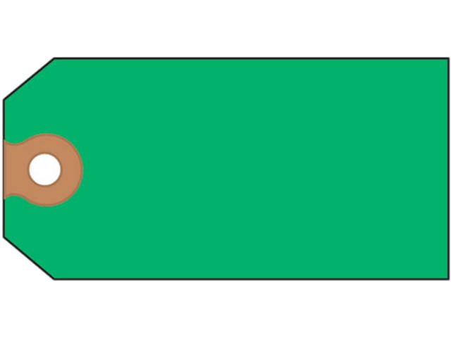 Avery Unstrung Shipping Tags Paper 4 3/4 x 2 3/8 Green 1 000/Box 12365