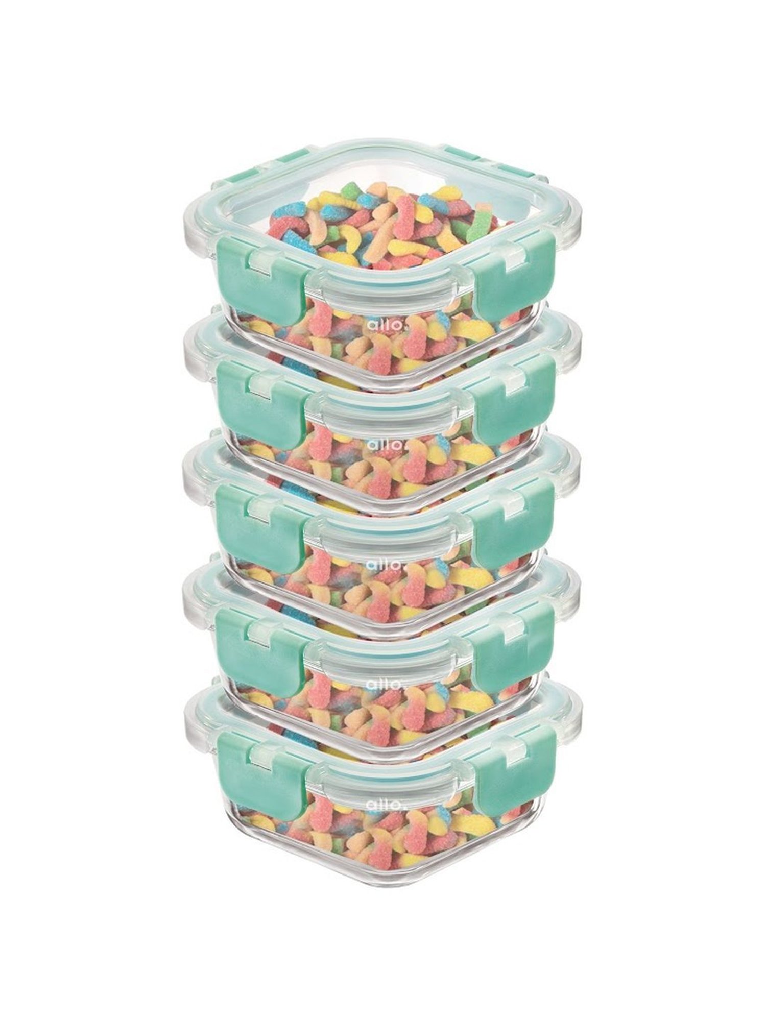 Borosilicate Glass Containers with Lids Microwave Safe Container for Glass Food Storage Containers