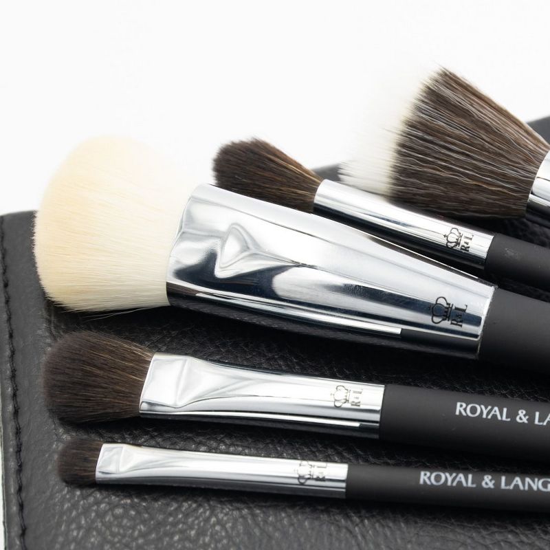 OMNIA Brush Artist Favorites, Cassie Lyons, 6pc Makeup Brush Set with Wrap