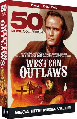 DISTRIBUTION SOLUTIONS WESTERN OUTLAWS (DVD/DIGITAL HD/10 DISC/50 MOVIE MEGAPACK) DMV07168D
