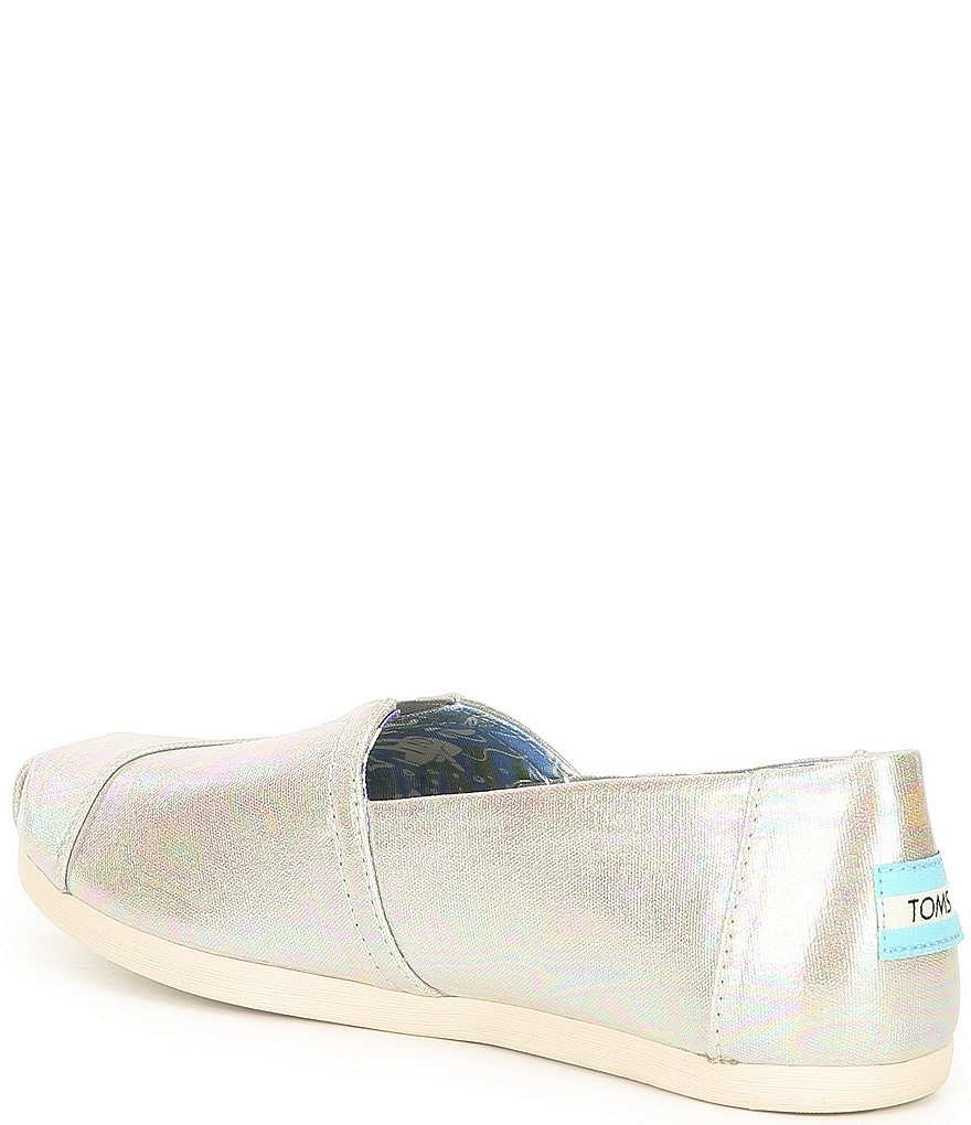 TOMS Women's Alpargata 3.0 Pearlized Metallic Slip-Ons
