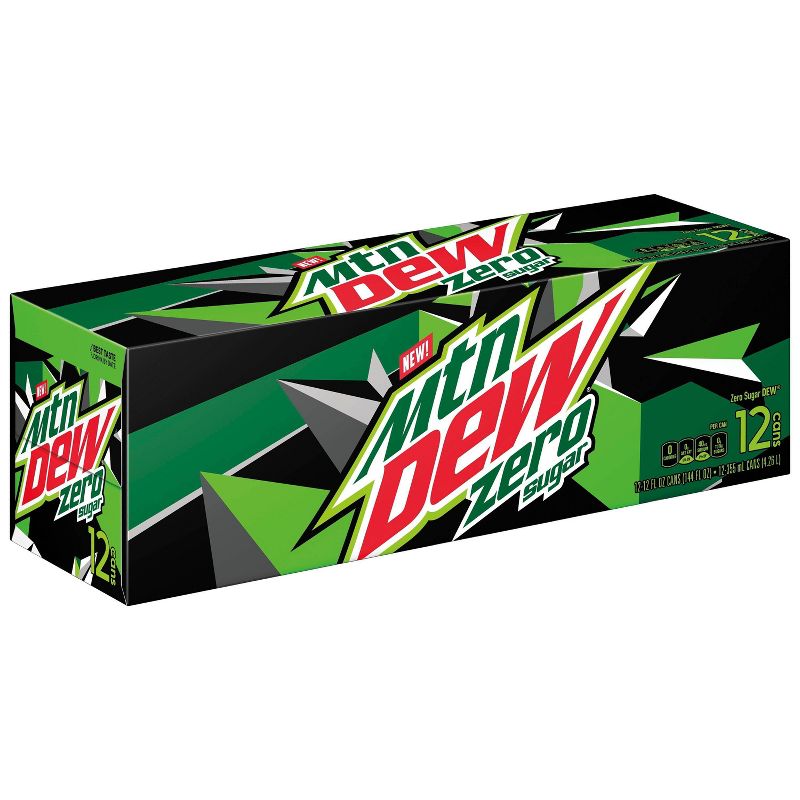 Mountain Dew Zero Sugar - 12pk/12 fl oz Cans