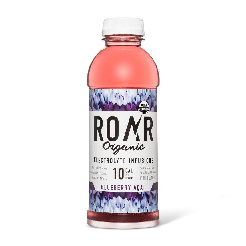 Roar Organic Blueberry Acai Electrolyte Infusions - 18 fl oz