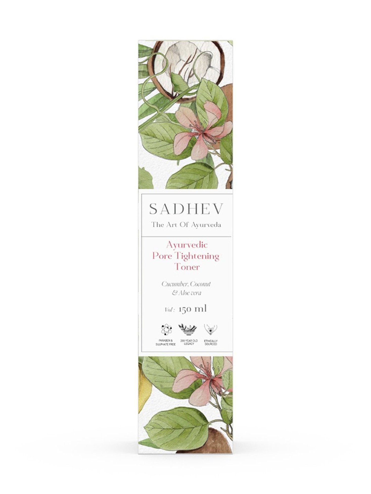 SADHEV The Art Of Ayurveda Ayurvedic Pore Tightening Toner - 150 ml