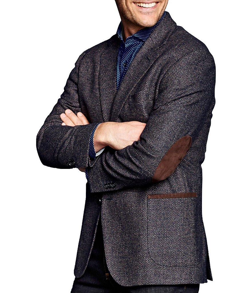 Johnston & Murphy Collection Classic Fit Collection Italian Birdseye Blazer