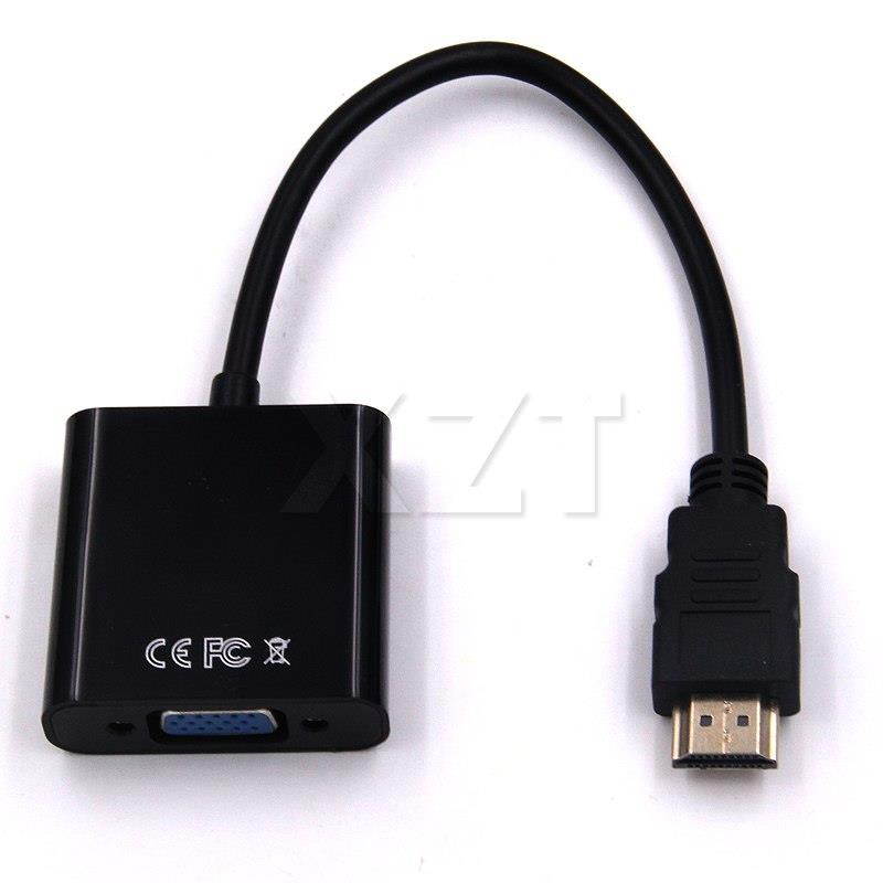 HDMI to VGA Adaptor Micro HDMI Mini HDMI Male Adapter to VGA Female Built-in 1080p Chipset Converter For Xbox 360 PS3 PS4 LCD TV