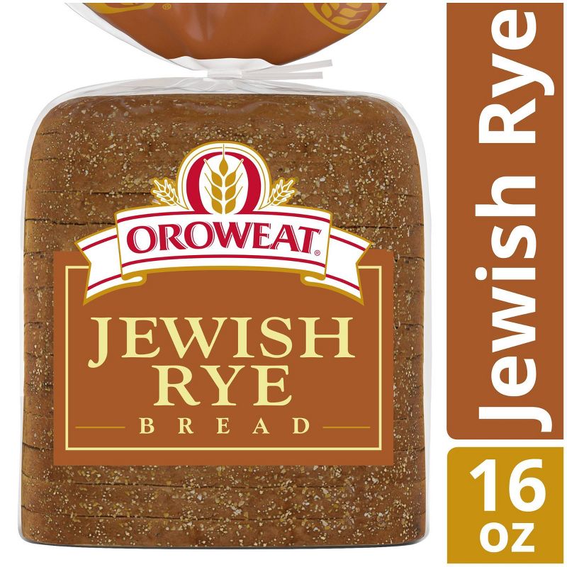 Oroweat Jewish Rye Bread - 16oz
