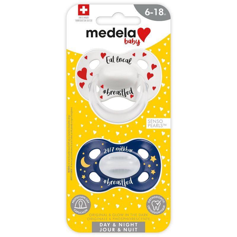 Medela Baby Original Pacifier - Blue 6-18 Months 2pk