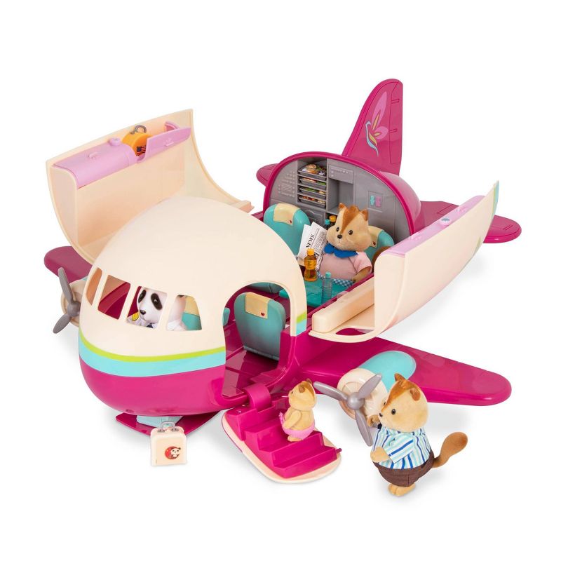 Li'l Woodzeez Toy Airplane with Accessories 35pc - Honeysuckle Airway
