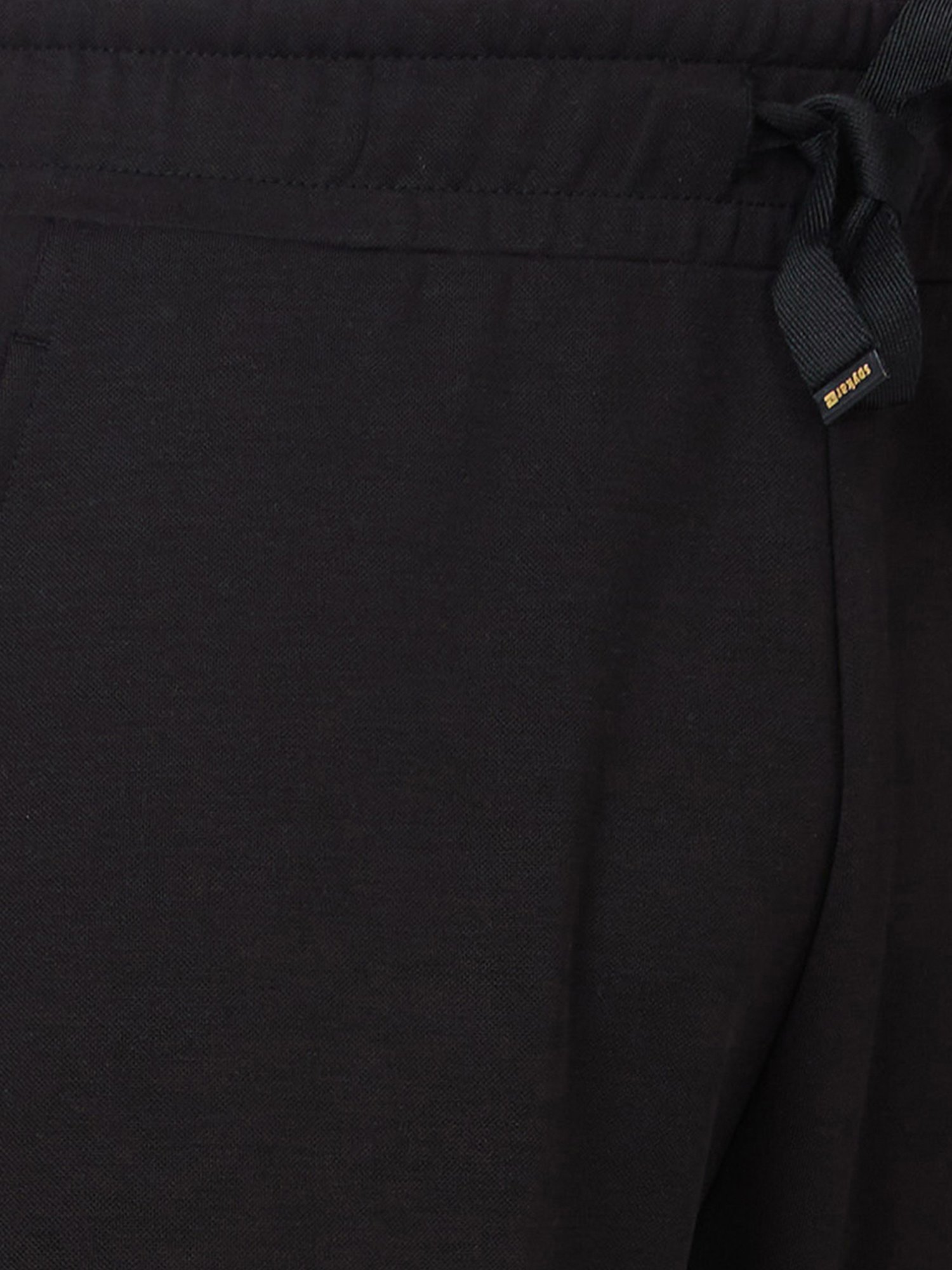 Spykar Black Regular Fit Cargo Joggers