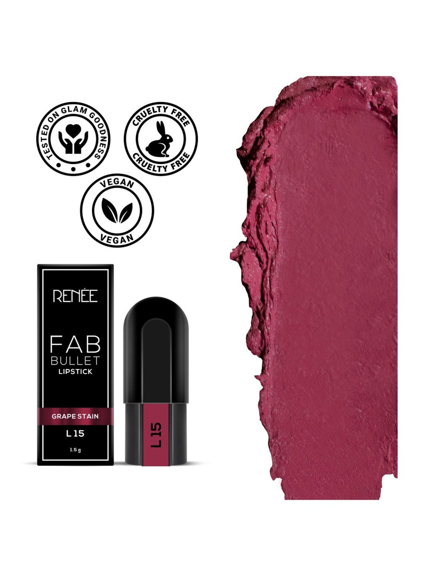 Renee Fab Bullet L 15 Grape Stain - 1.5 gm