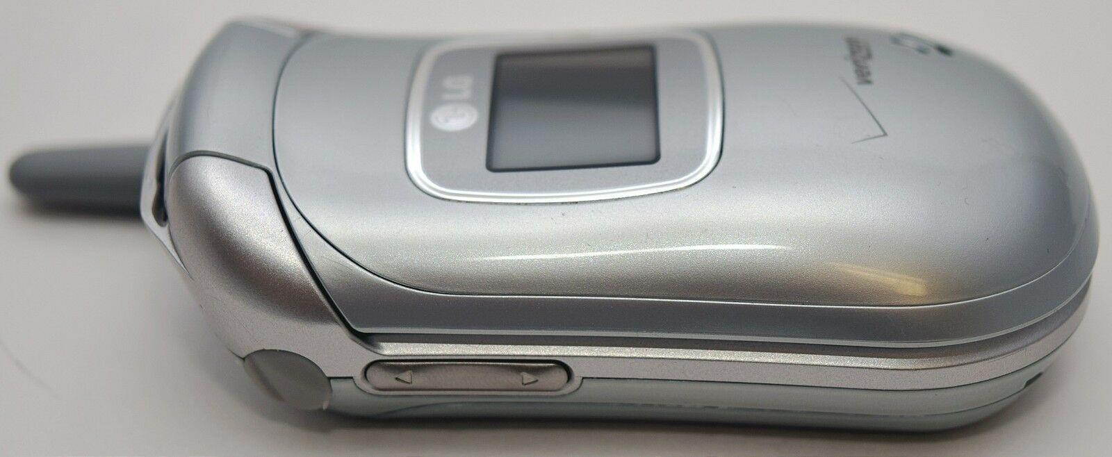 LG VX3450 Verizon Silver Flip Cell Phone Chaperone Family Locator Child GPS 2G