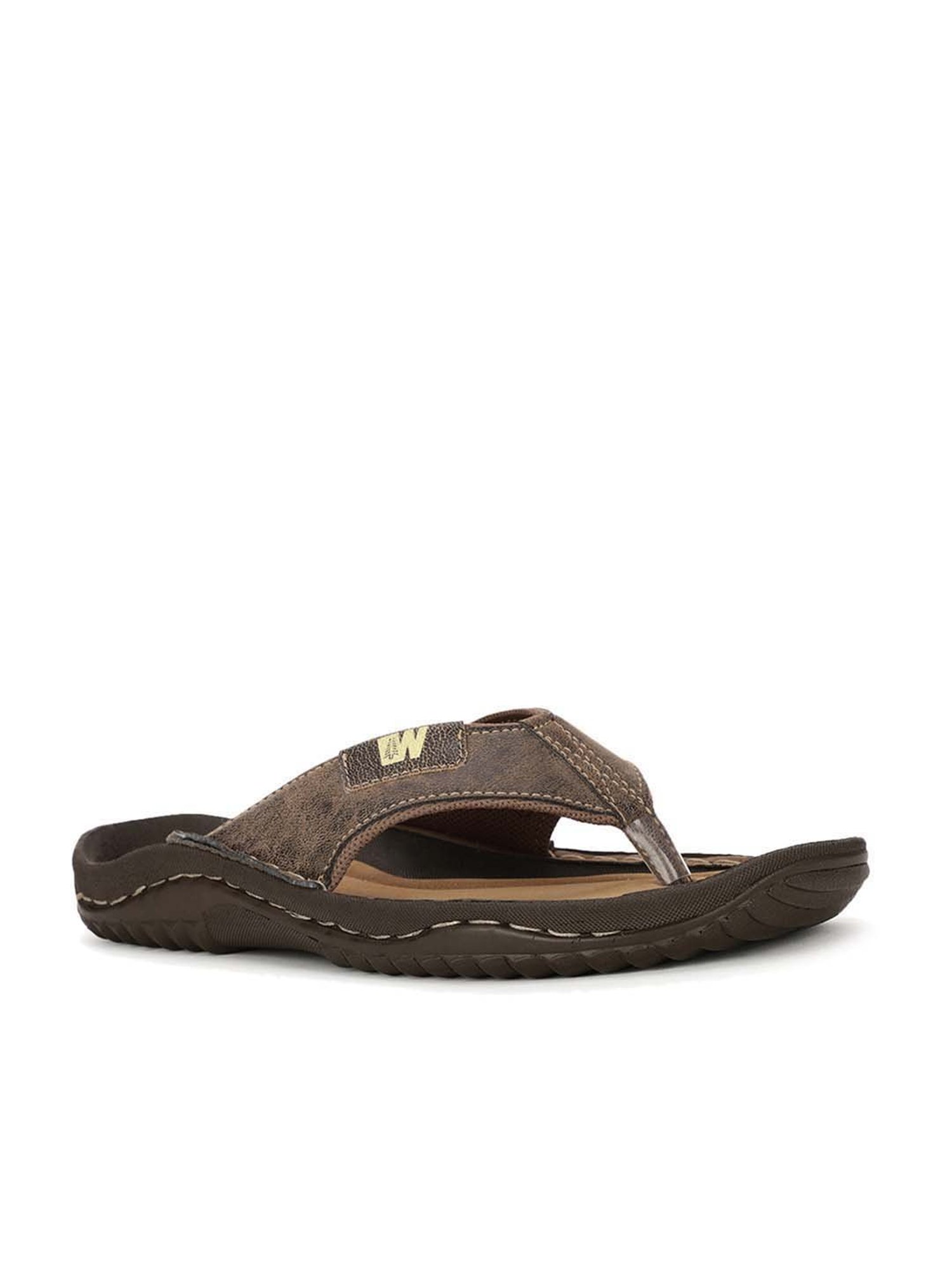 Weinbrenner by Bata Men's Beige Thong Sandals