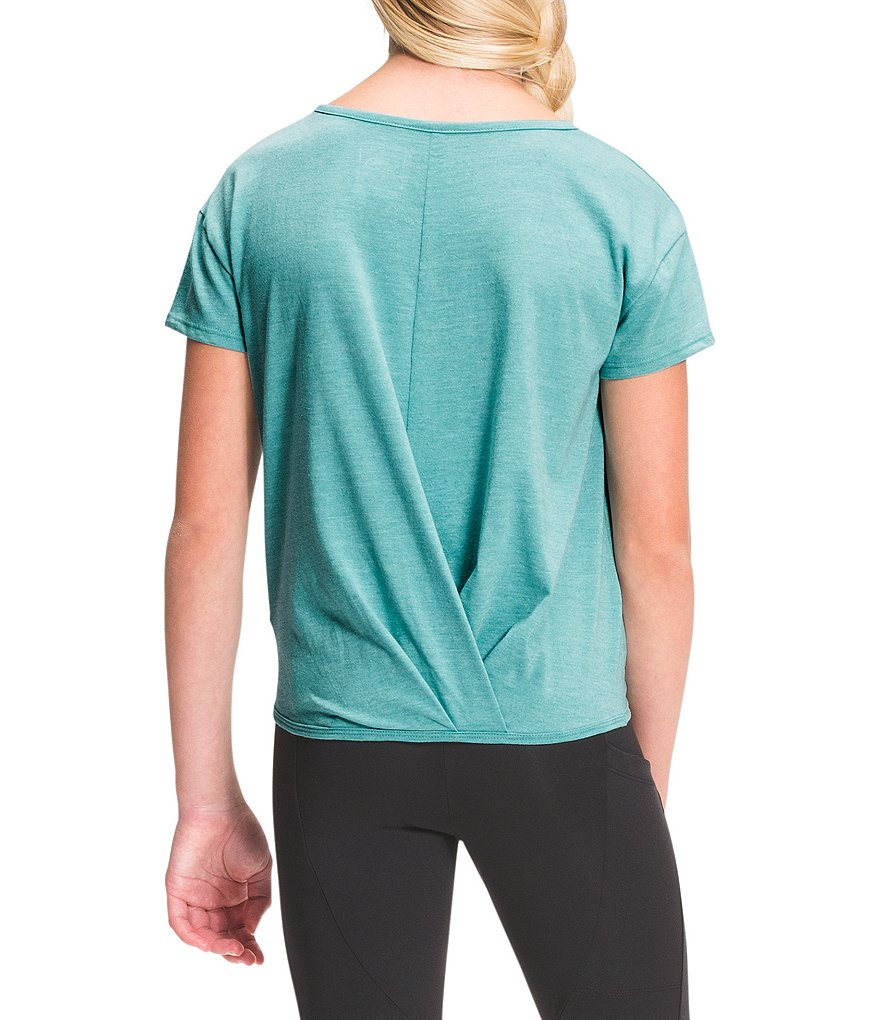 The North Face Little/Big Girls 5-18 Short-Sleeve Heathered Tri-Blend Tee