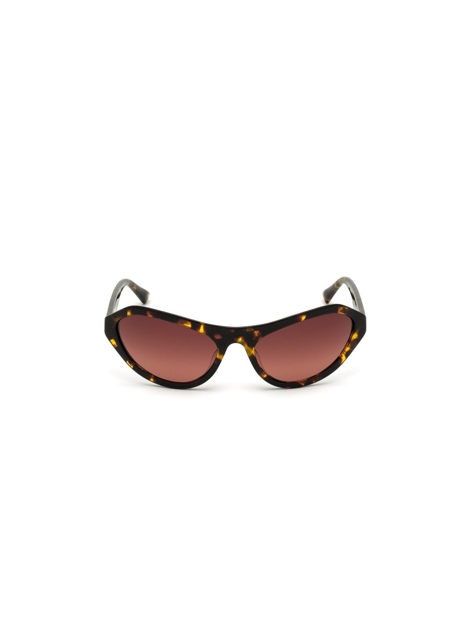 WEB EYEWEAR Brown Oversize Irregular Sunglasses for Women