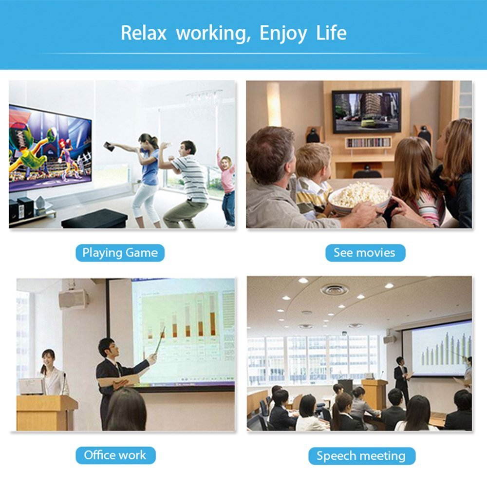 Wanmingtek USB 3.0 to VGA Adapter Multi-display Video Converter, USB 3.0 Multi Monitor Display, Work for Windows 7/8/8.1/10 and More, NO NEED ANY CD DRIVER  (Blue)