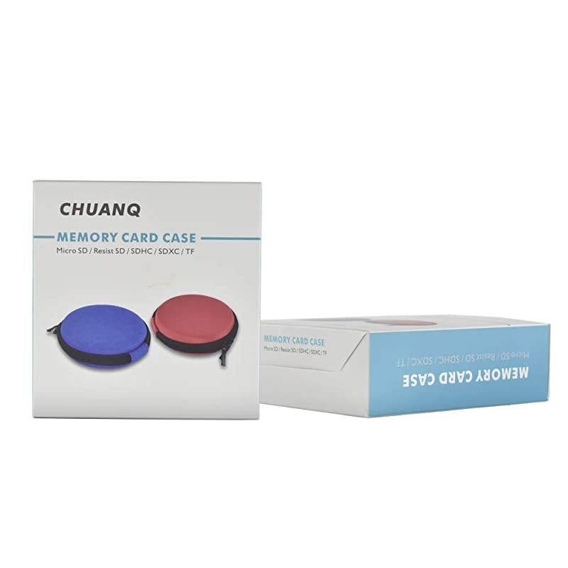 Card Holder Shockproof Stress Resistant Card Case Organizer with 12 Card Slots for Cards TF Cards Blue