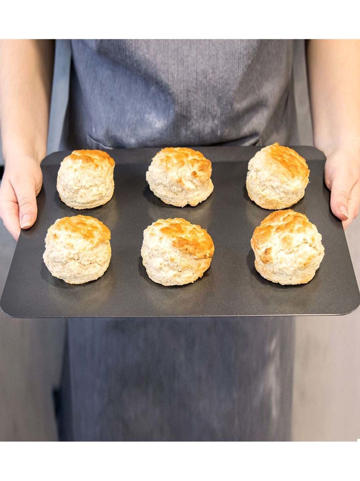 MasterClass Grey Carbon Steel Non-Stick Layered Baking Sheet