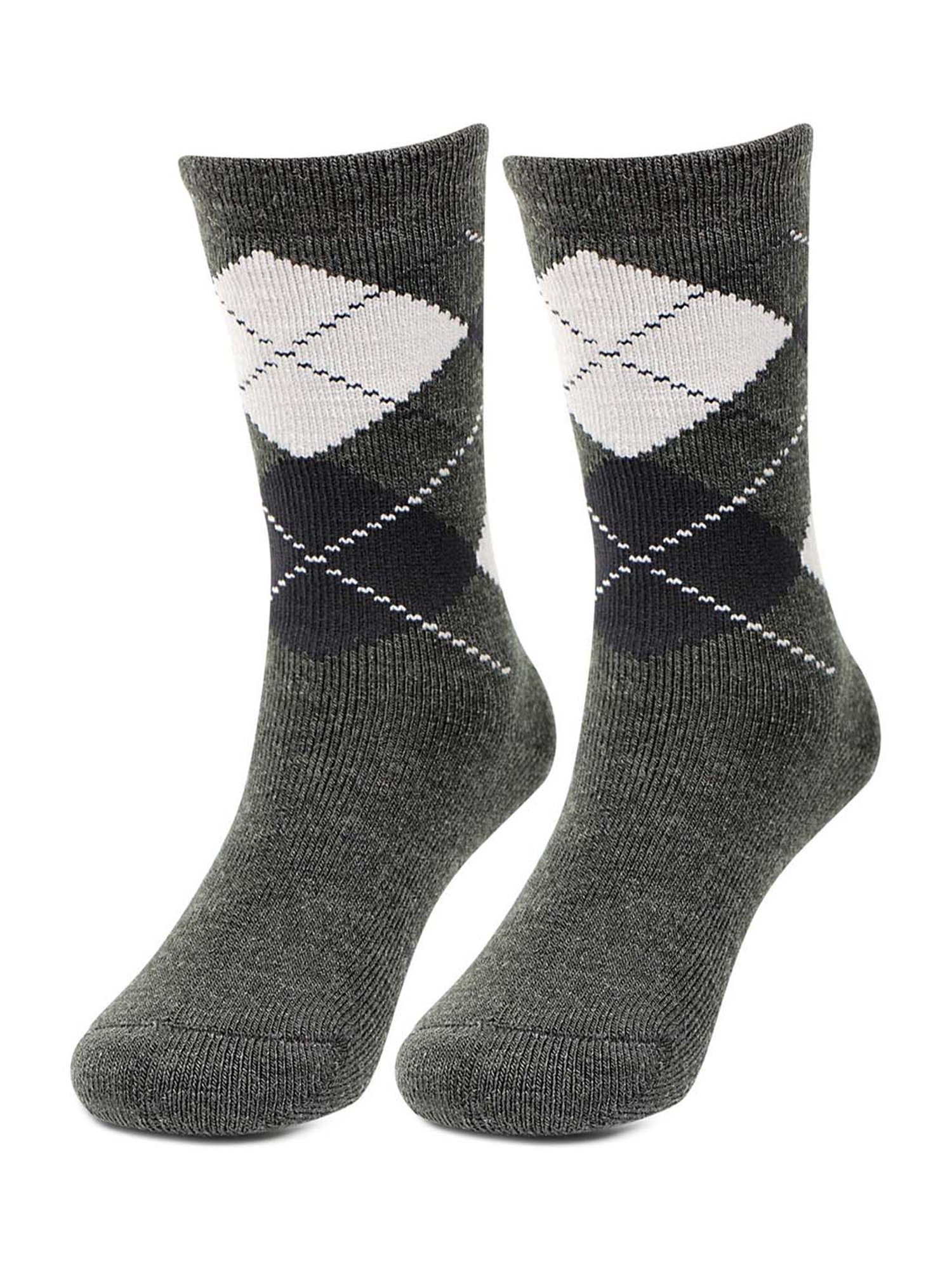 Bonjour Kids Multicolor Printed Crew Socks - Pair of 2