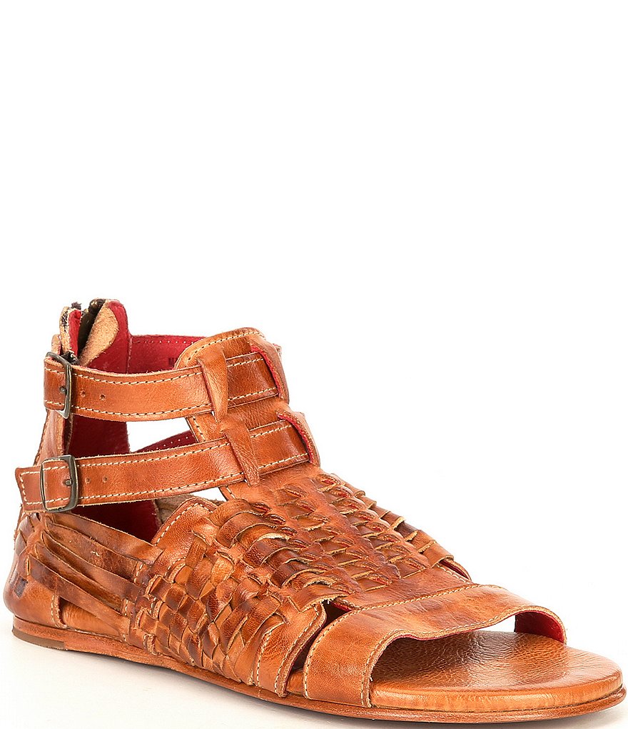 Bed Stu Claire Leather Flat Sandals