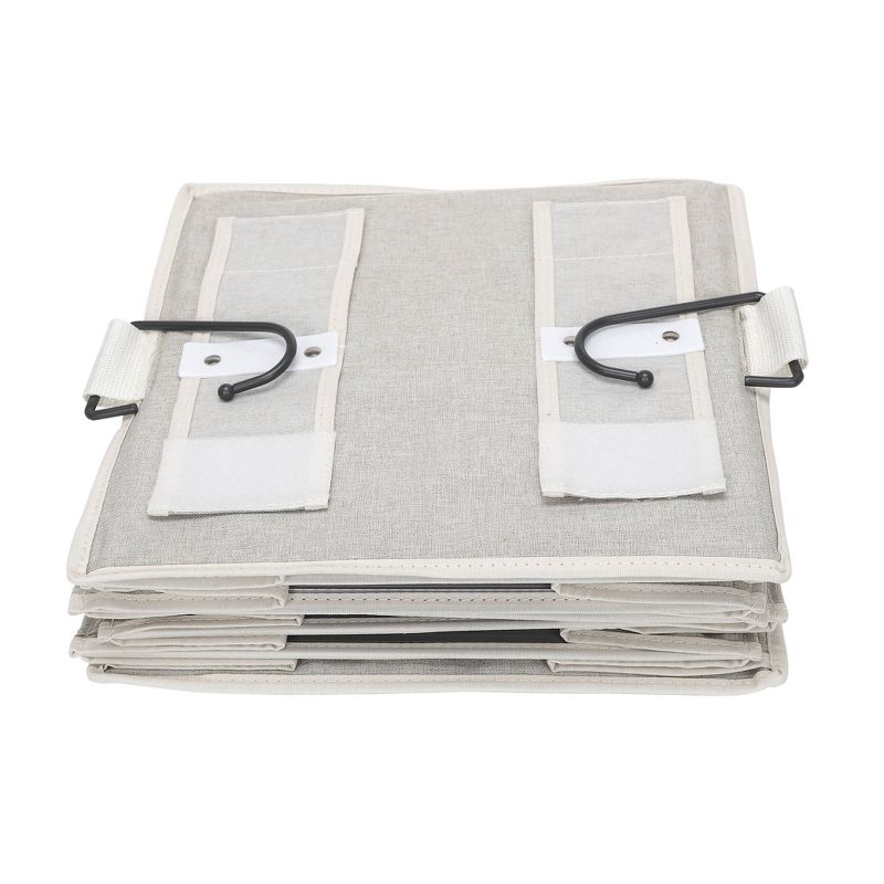 StorageWorks 6-Shelf Hanging Closet Organizer Gray