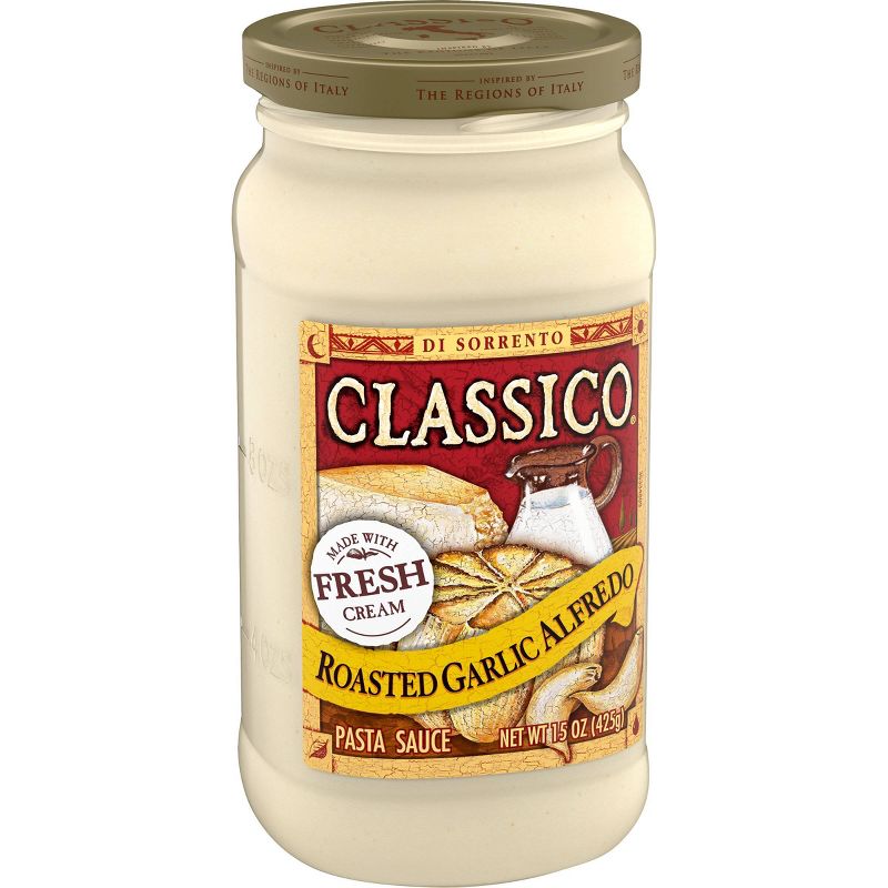 Classico Roasted Garlic Alfredo Pasta Sauce - 15oz