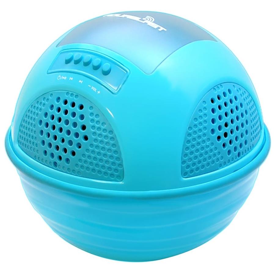 Pyle - Aqua Blast Bluetooth Floating Speaker System with Built-in Rechargeable Battery and Wireless Music Streaming  (Blue Color)