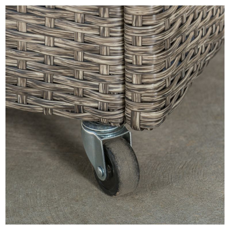 Slat Top Serving Cart - Gray - Apollo Outdoor