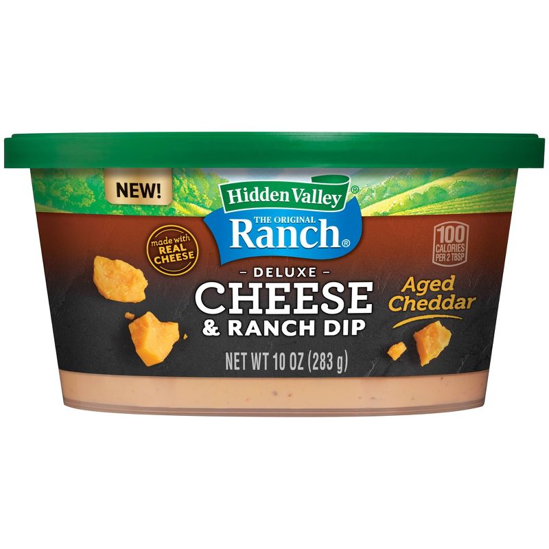 Hidden Valley Ready to Eat Dips Aged Cheddar - 10fl oz