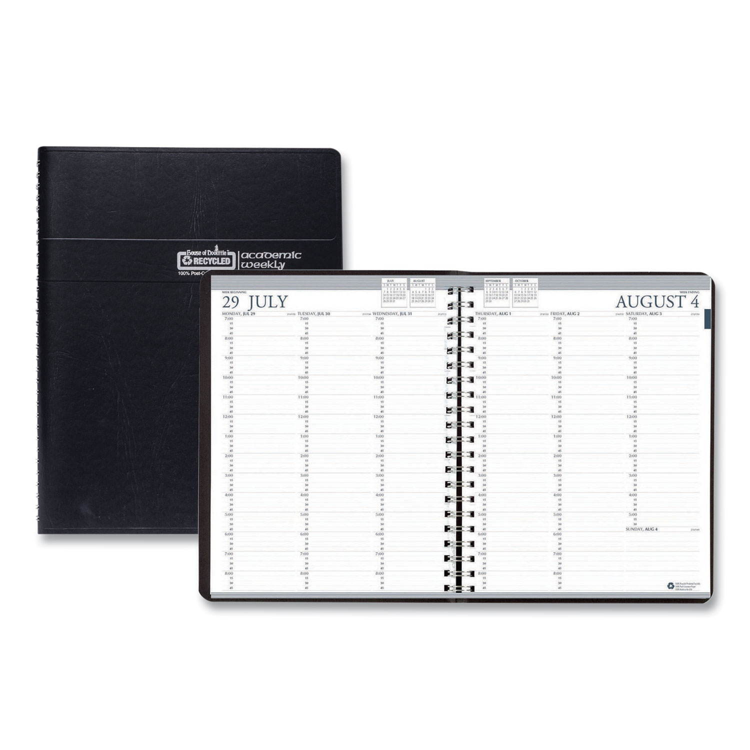 House of Doolittle 2021 8.5 x 11 Academic Planner Black 257202-21