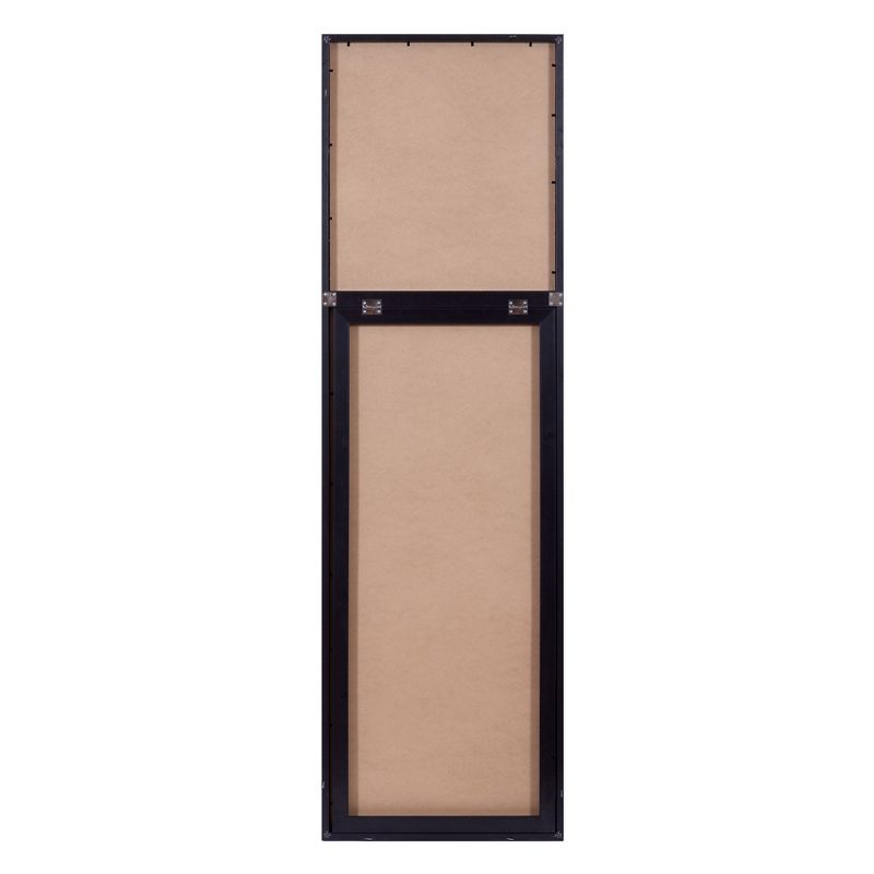 17"x59" Black Free Standing with Adjustable Easel Floor Mirror Black - Patton Wall Decor