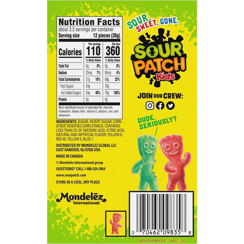 Sour Patch Kids Soft & Chewy Candy - 3.5oz