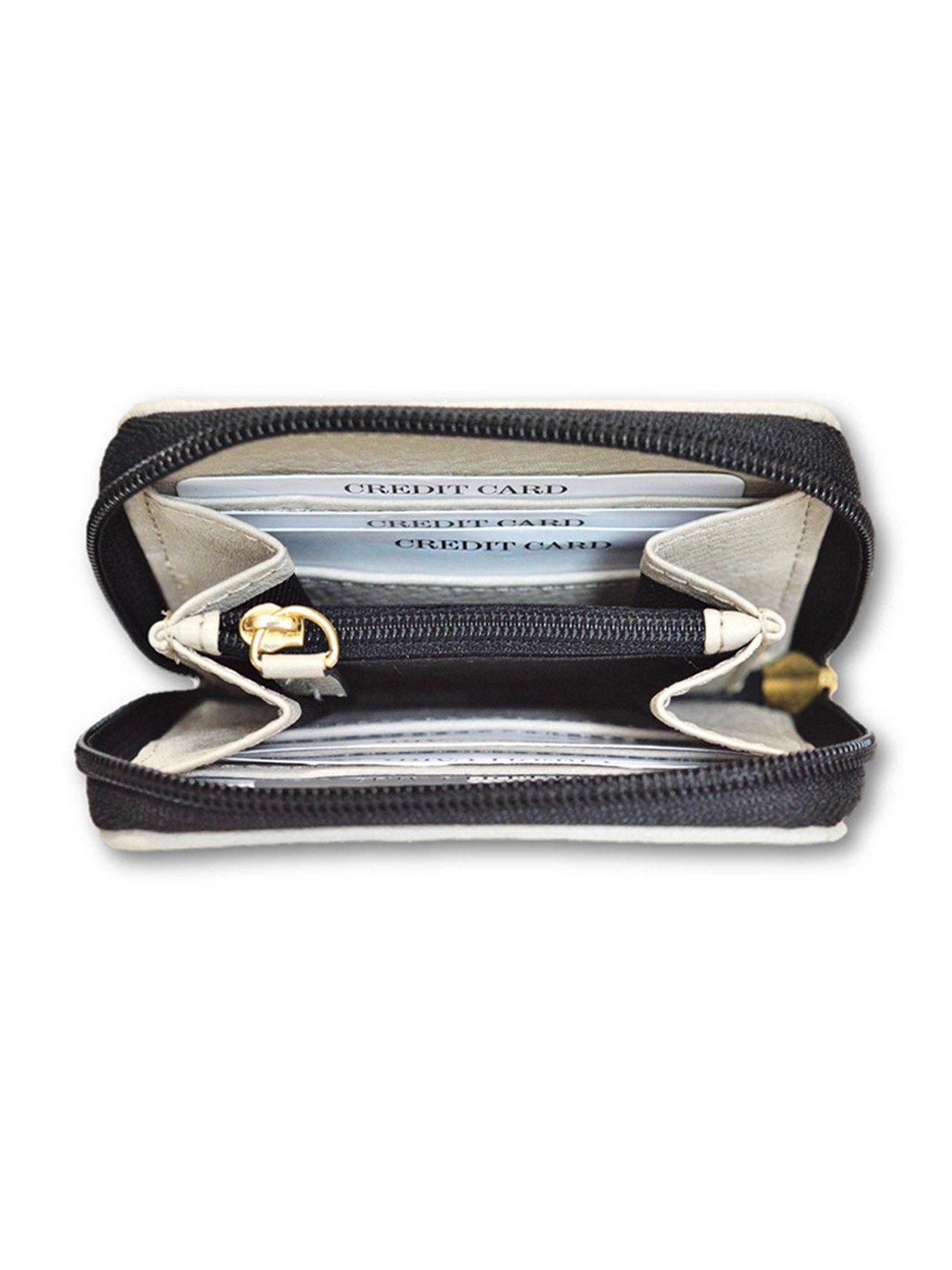 BELWABA Navy Blue Printed Wallet for Women